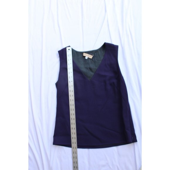 Maria Luisa B Purple Sleeveless Shell Top Size 42 Vintage Italy 88007 Y2K - Picture 3 of 5